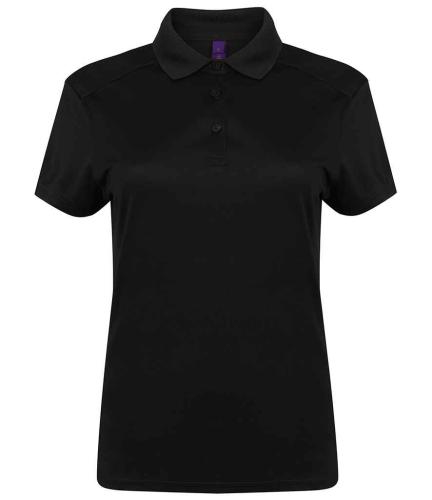 Henbury Ladies Stretch Microfine Piqu� Polo Shirt